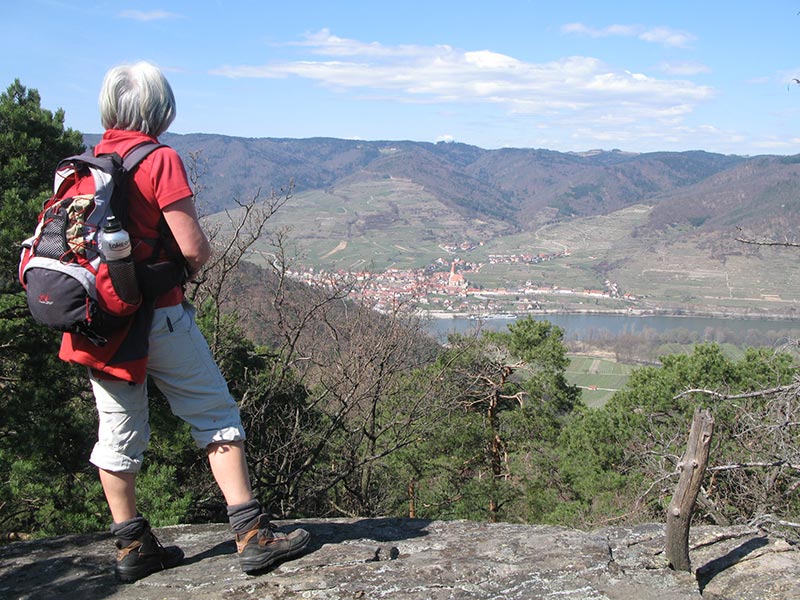 Blick nach Weienkirchen